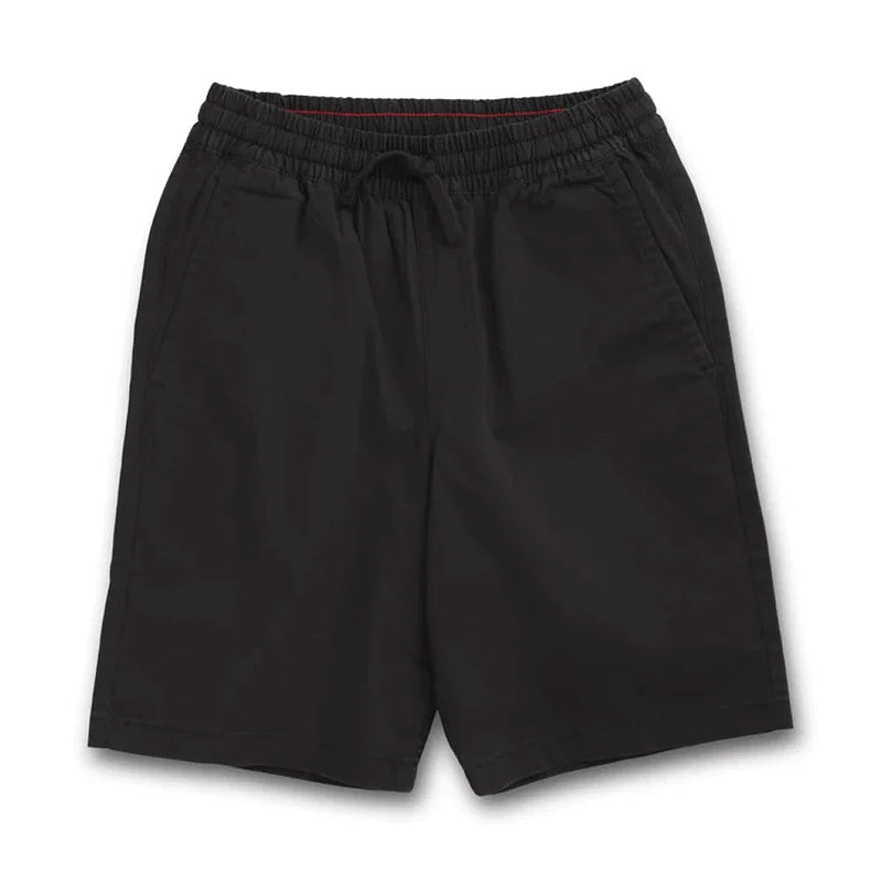 Vans 'Range' Elastic Waist Shorts - Black (KIDS)-1