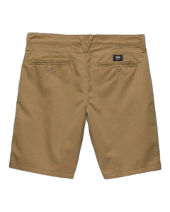 Vans 'Authentic' Stretch Chino Shorts - Dirt (KIDS)-2