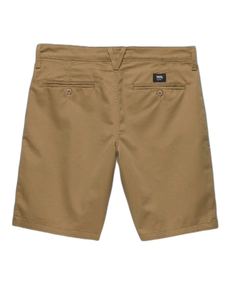 Vans 'Authentic' Stretch Chino Shorts - Dirt (KIDS)-2