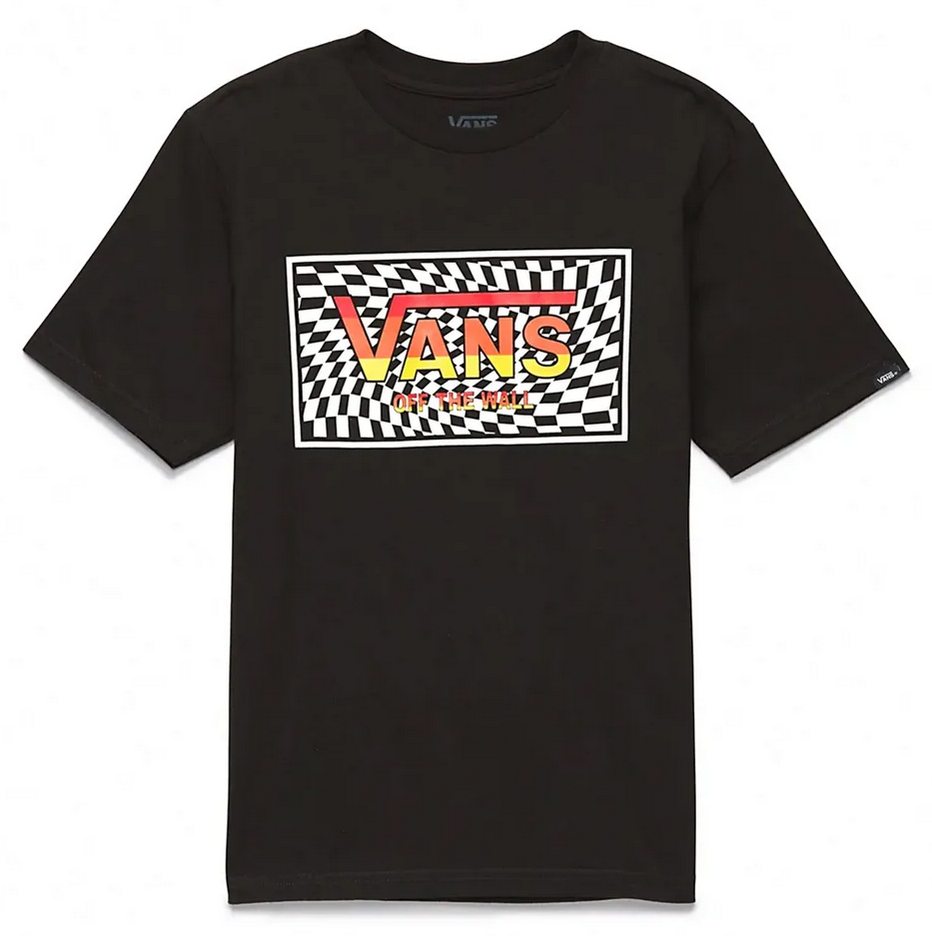 Vans 'Stripe' Tee - Black (KIDS)-1