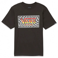 Vans 'Stripe' Tee - Black (KIDS)-1