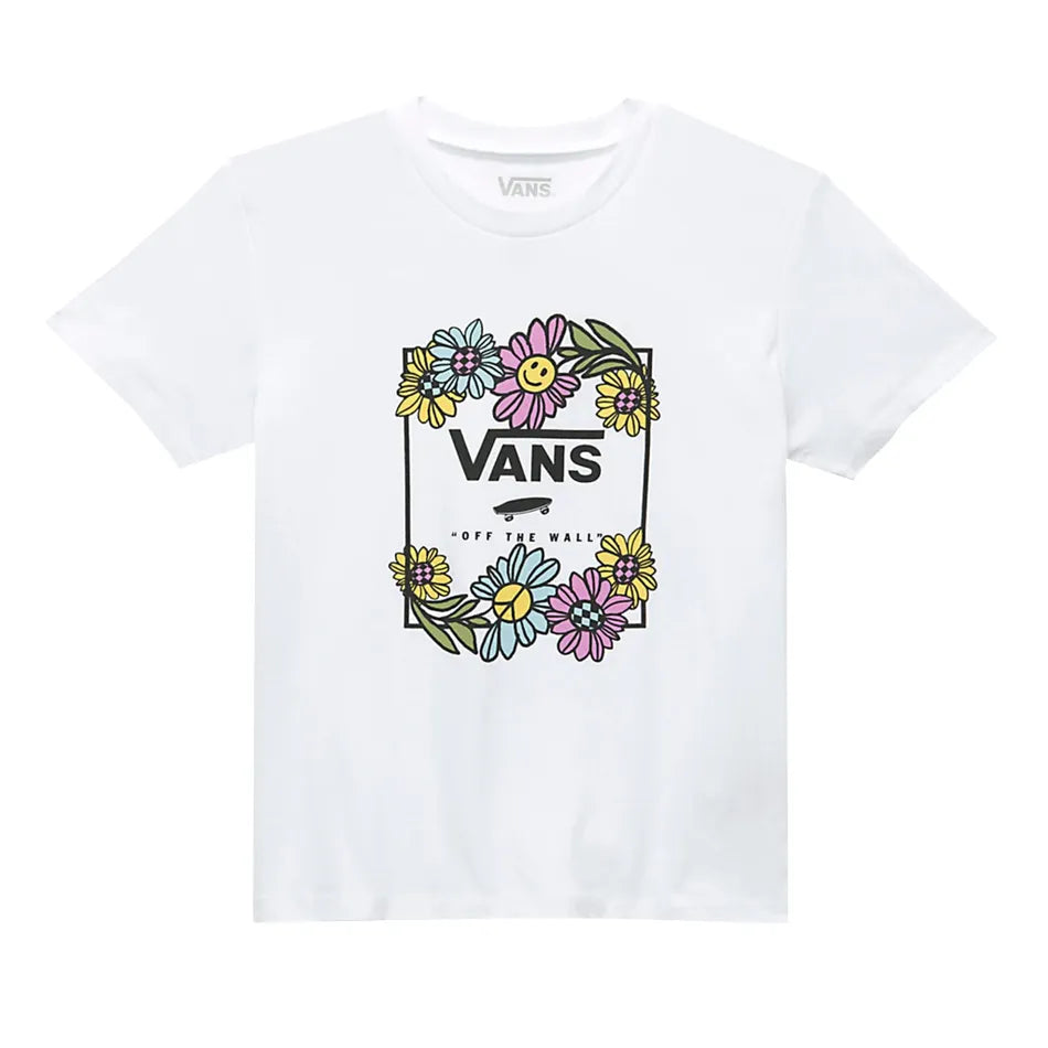 Vans 'Elevated Floral' Tee - White (KIDS)-1