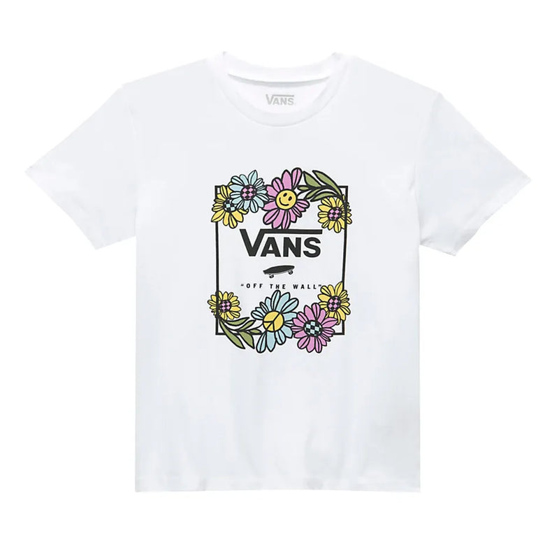 Vans 'Elevated Floral' Tee - White (KIDS)-1