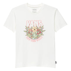 Vans 'Rock Floral' Cropped Tee - White (Women's)-1