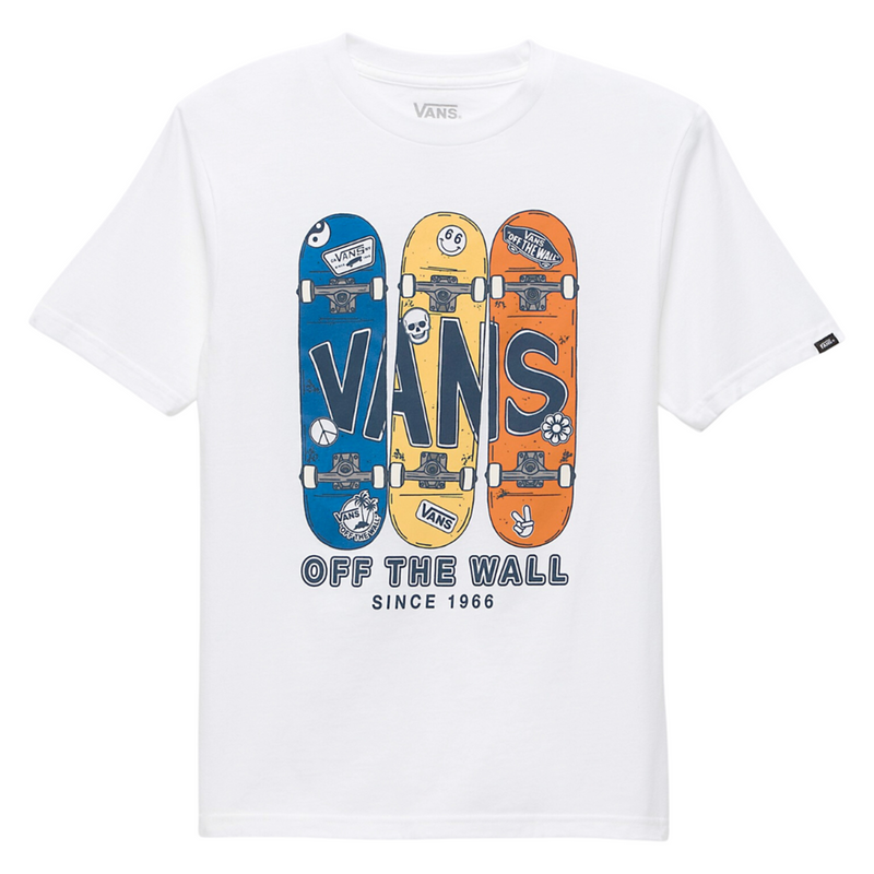 Vans 'Boardview' Tee - White (KIDS)-1