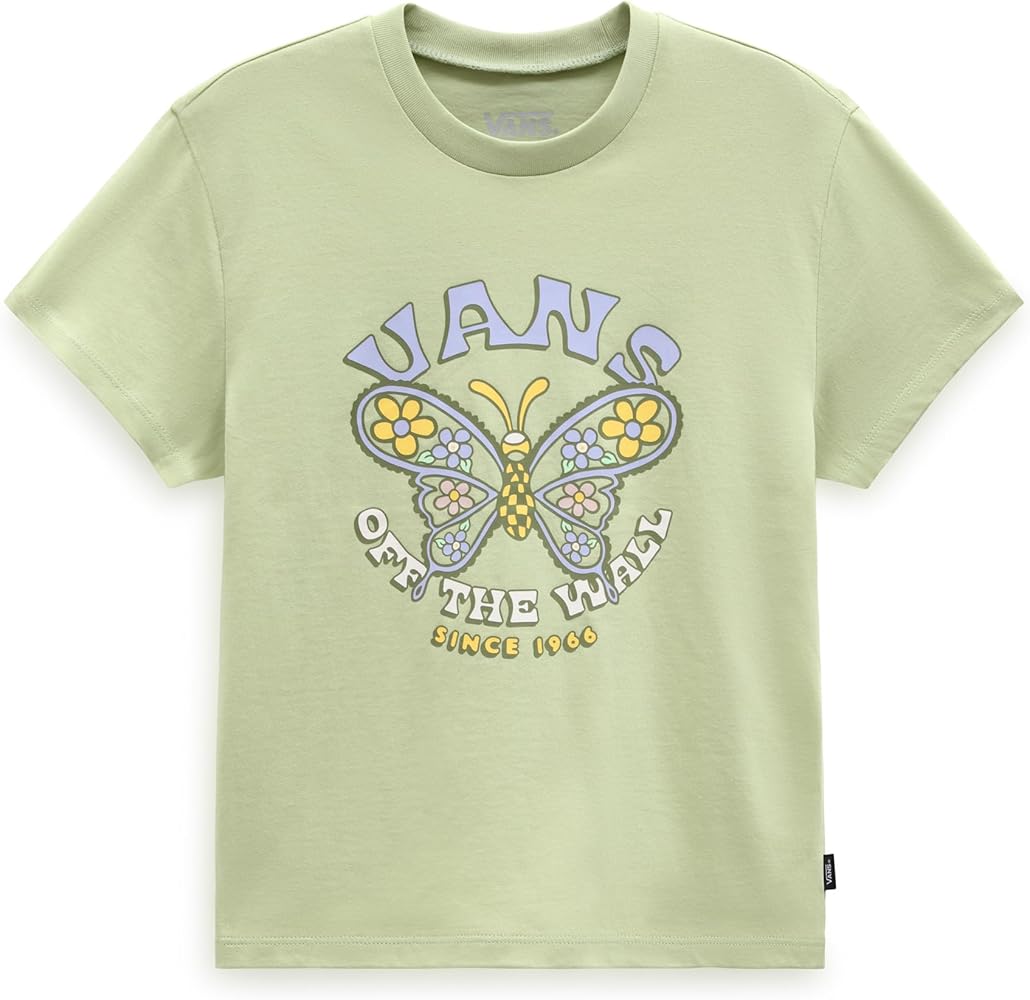 Vans 'Paisley Fly' Tee - Light Green (KIDS)-1
