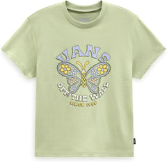 Vans 'Paisley Fly' Tee - Light Green (KIDS)-1