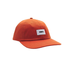 Obey 'Bold Label' 6-Panel Cap - Brown Sugar-1