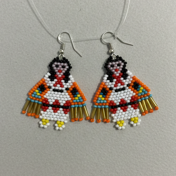 American Kachina Doll Girl Woman White-1