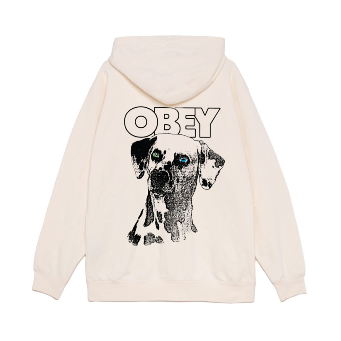Obey 'Dalmation' Hoodie - Unbleached-2