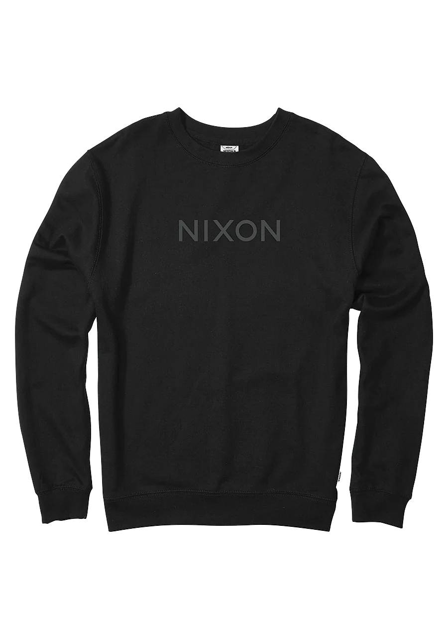Nixon 'Wordmark' Sweatshirt - Black-1