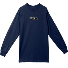 Baker 'OG Logo' L/S Tee - Navy-1