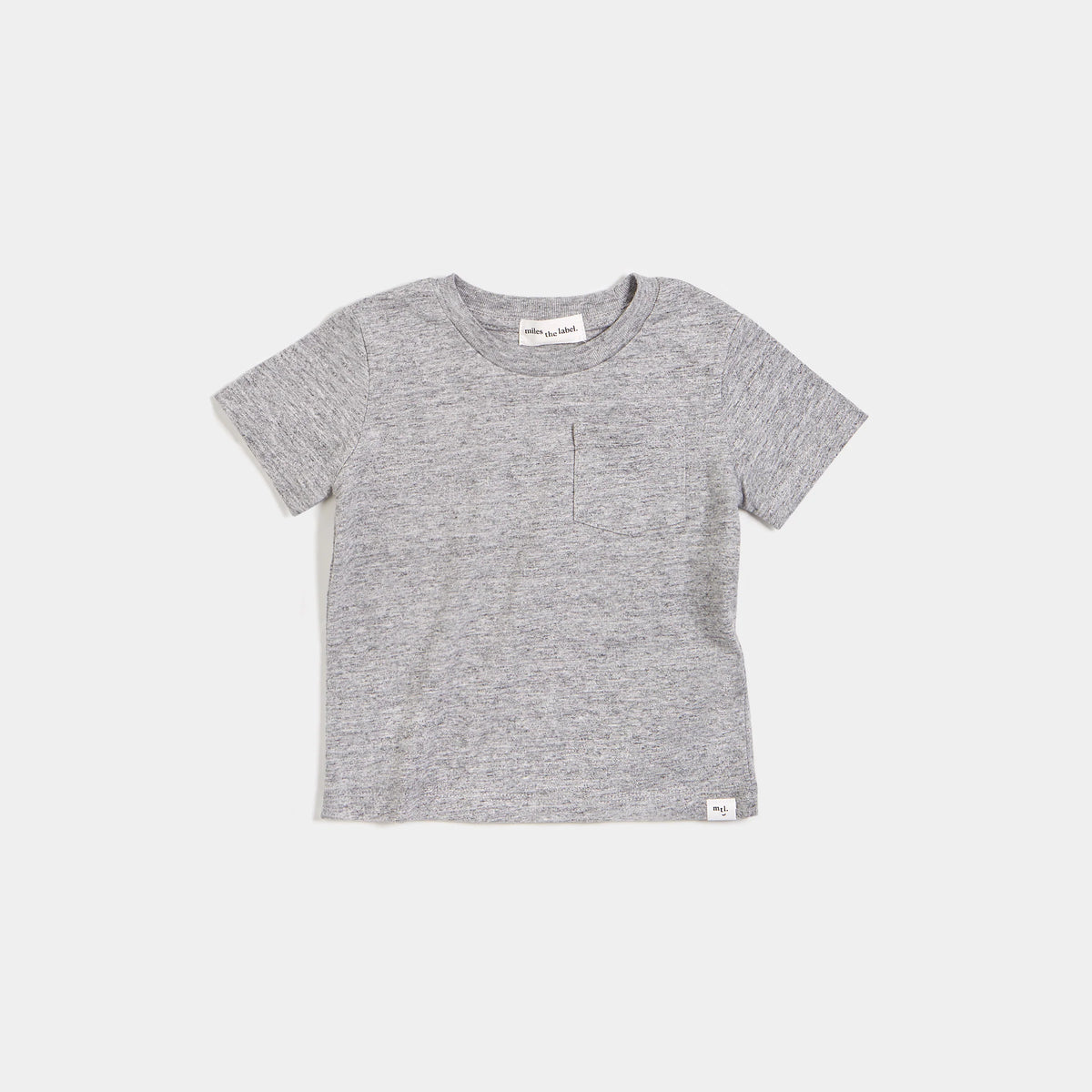 Basic Heather Grey Baby T-Shirt | Miles The Label-1