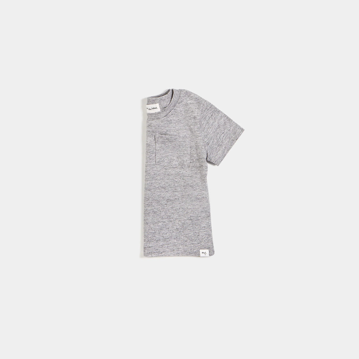 Basic Heather Grey Baby T-Shirt | Miles The Label-2