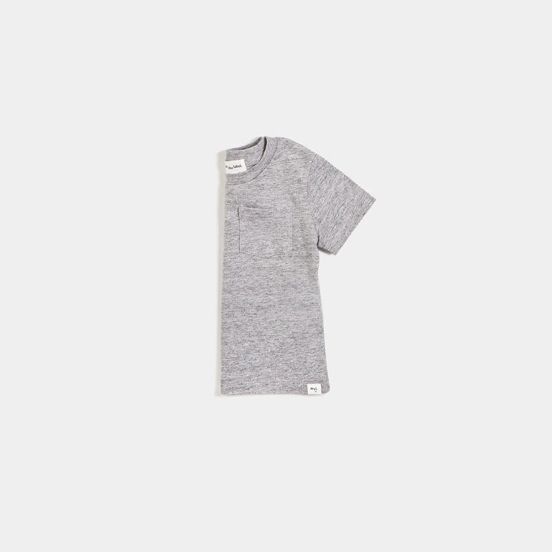 Basic Heather Grey Baby T-Shirt | Miles The Label-2