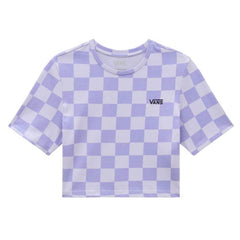 Vans 'Checkerboard Crew' Cropped Tee - Lavender (Women's)-1