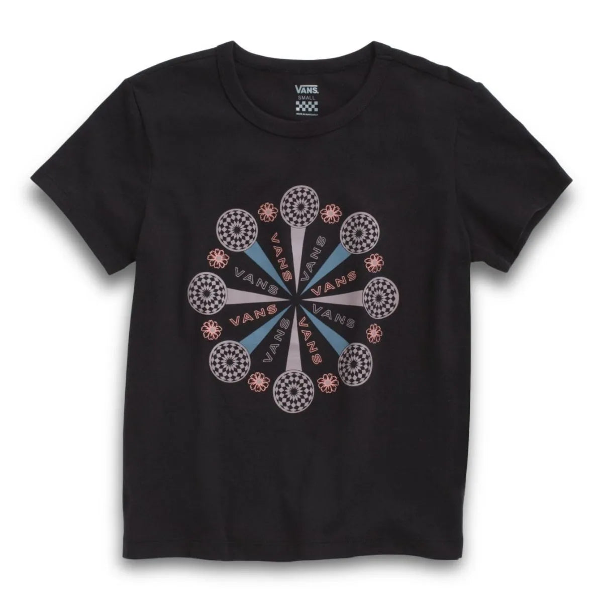Vans 'Watch Out' Tee - Black (Women's)-1