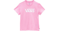 Vans 'Flying V' Tee - Pink/White (Women's)-1