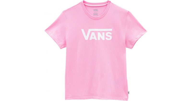 Vans 'Flying V' Tee - Pink/White (Women's)-1