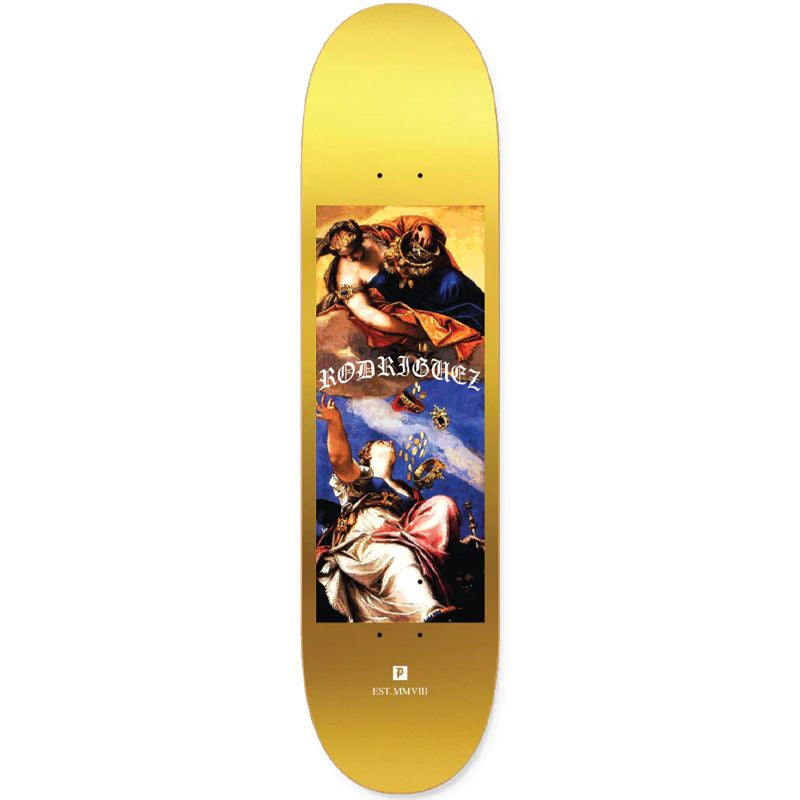 Primitive 'Rodriguez Exchange' Skate Deck - Gold-1