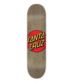 Santa Cruz 'Classic Dot' Skate Deck - Woodgrain-1