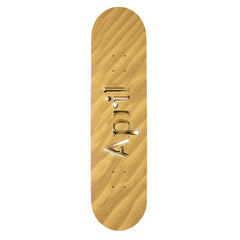 April Skateboards 'OG Logo Sand' Skate Deck - Gold-1