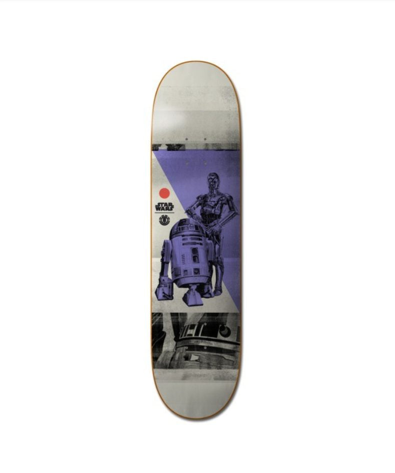 Element x Star Wars 'Droids' - Skate Deck - Grey-1