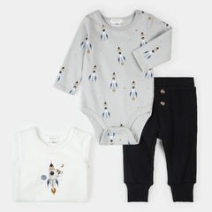 Rocket 3 PC Bodysuit Set | Petit Lem-1