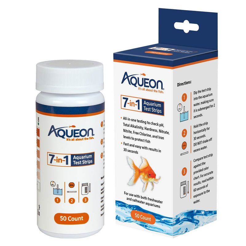 Aqueon 7 in 1 Test Strips 50 pcs-1