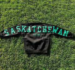 Saskatchewan Back Unisex Crewneck-5