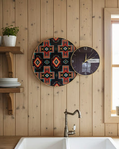 Native Patterm Wall Clock-1