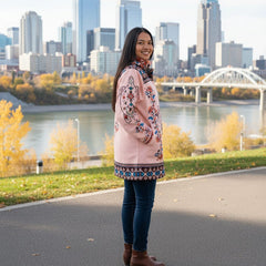 Blush Turtle 3/4-Length Coat-2