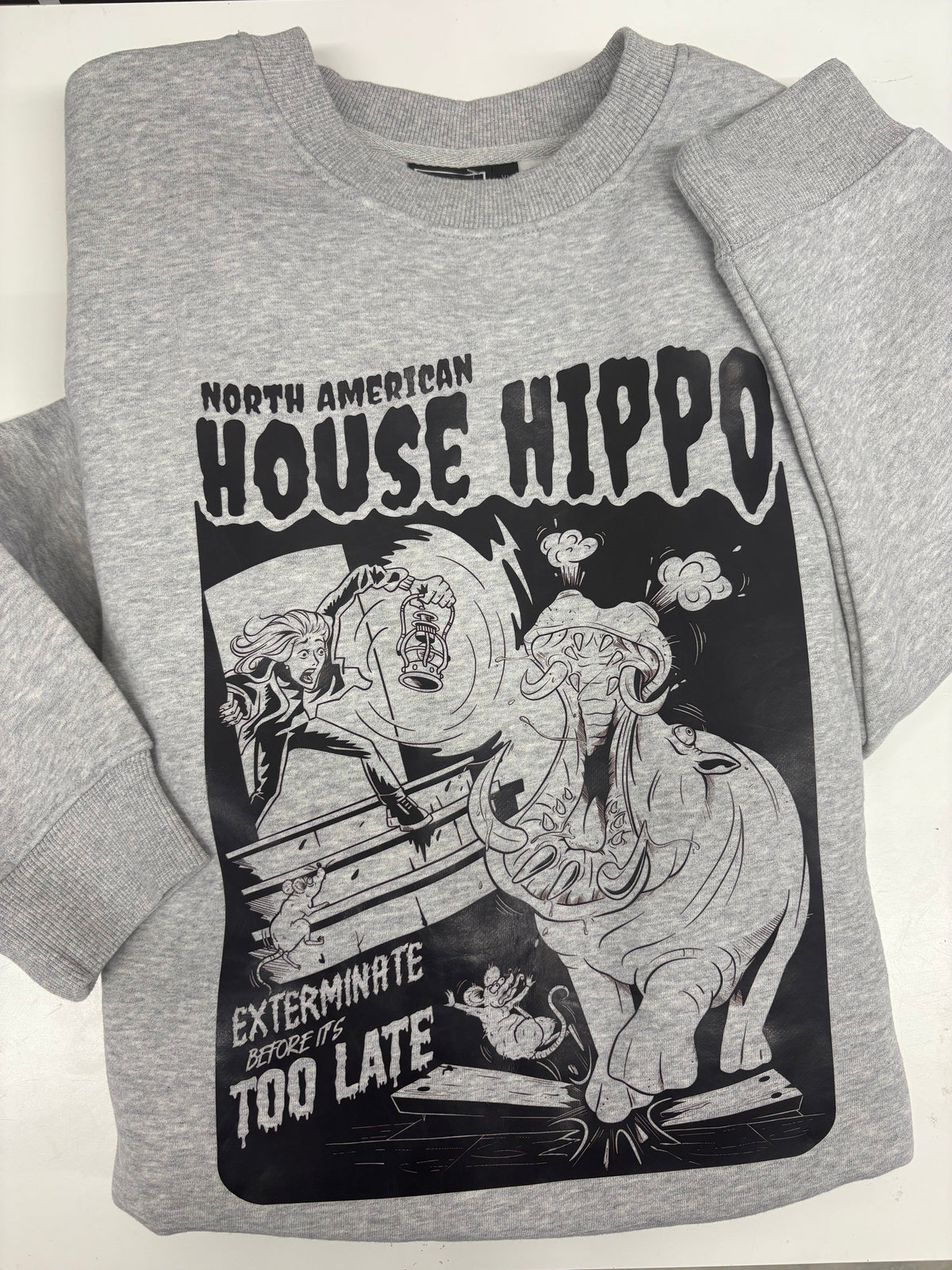 House Hippo Crewneck-2