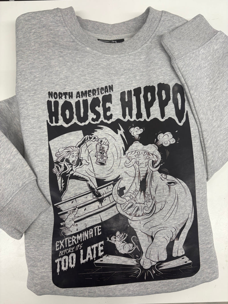 House Hippo Crewneck-2