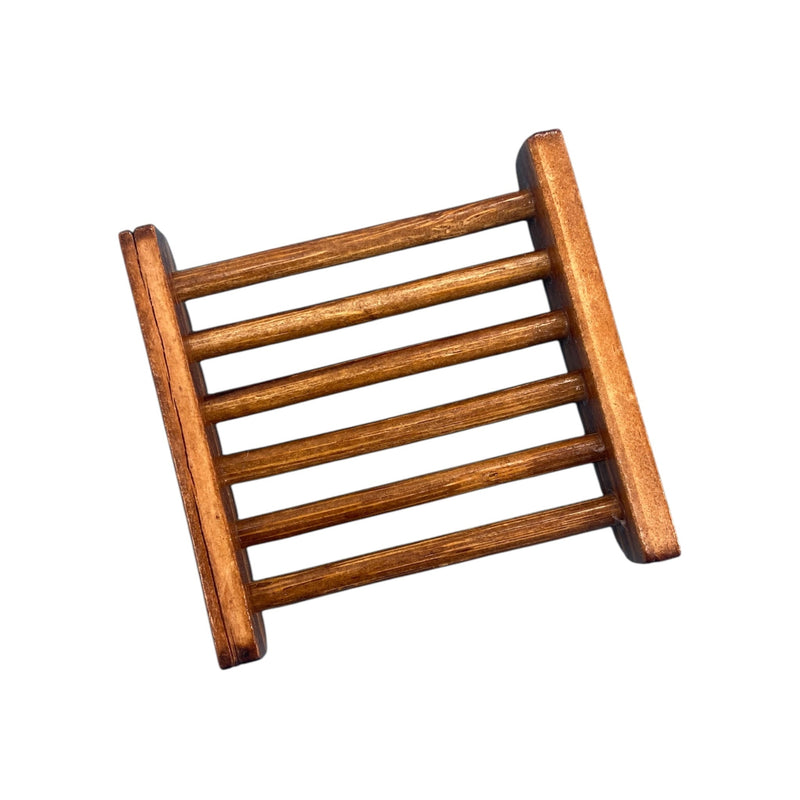 Bamboo Soap Rack (stained finish)-1