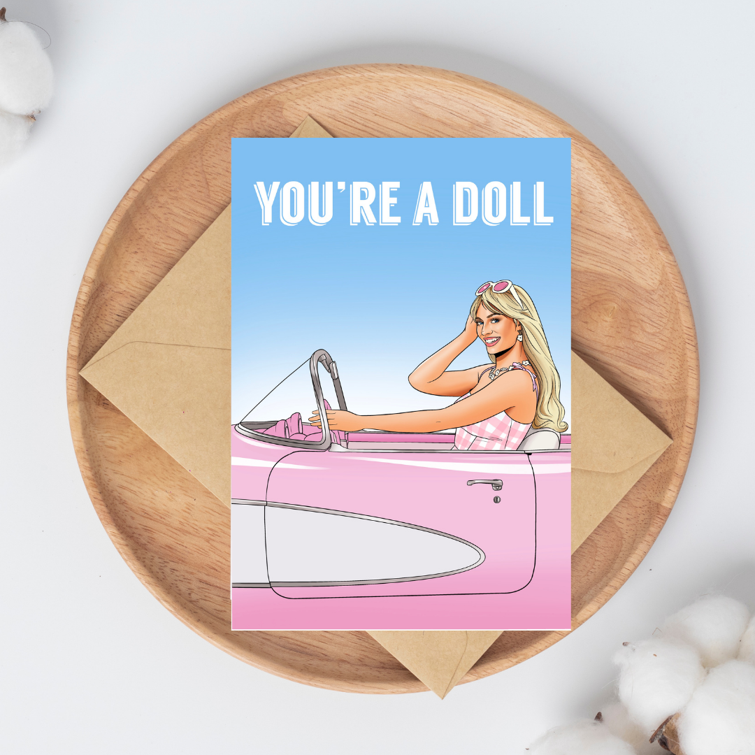 You’re a Doll Greeting Card-1