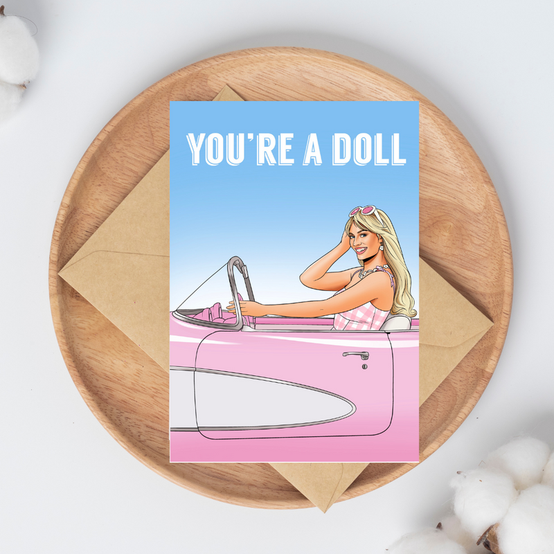 You’re a Doll Greeting Card-1