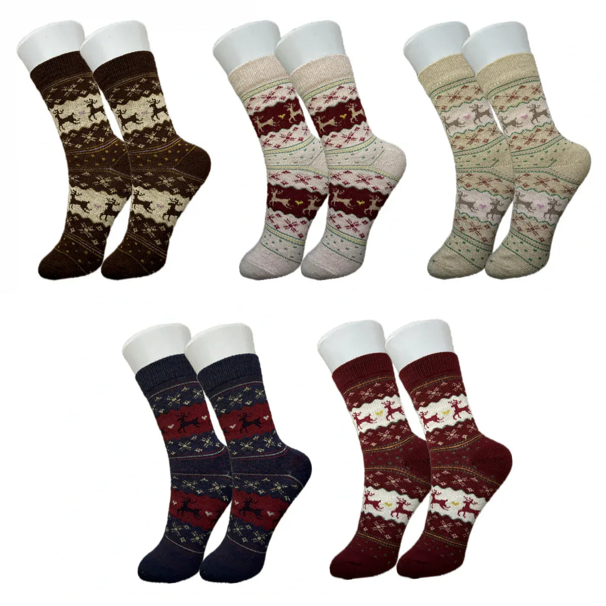Cozy Christmas Novelty Sock Bundle - 5 Pack-4