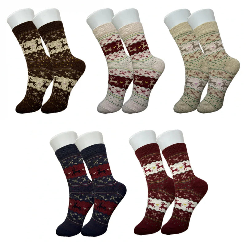 Cozy Christmas Novelty Sock Bundle - 5 Pack-4