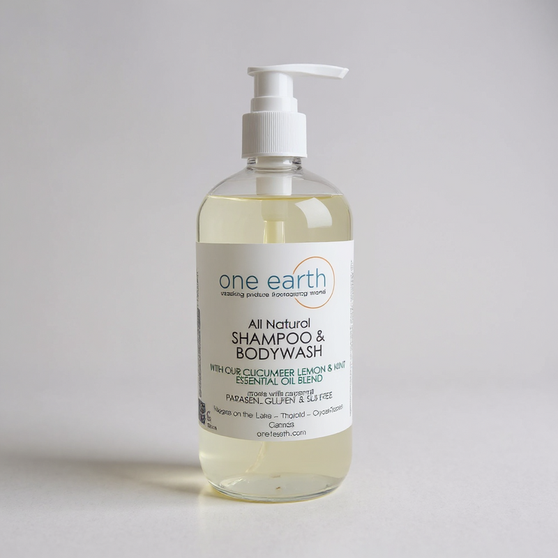 Shampoo/Bodywash - Cucumber, Lemon + Mint (Refresh)-1