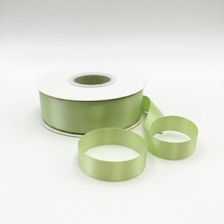 30 Meter Double Face Lime #524 Ribbon Roll-1