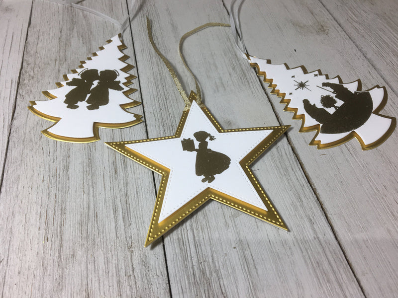 Pin It Nellie's Choice Nested Die Duo - Tree and Star - 10 Dies Total-2