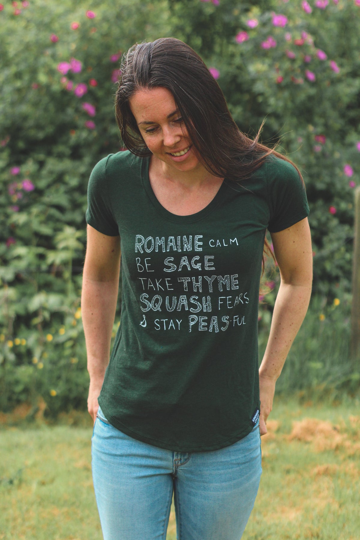 VEGGIE WISDOM - Women's Bamboo Tee-4
