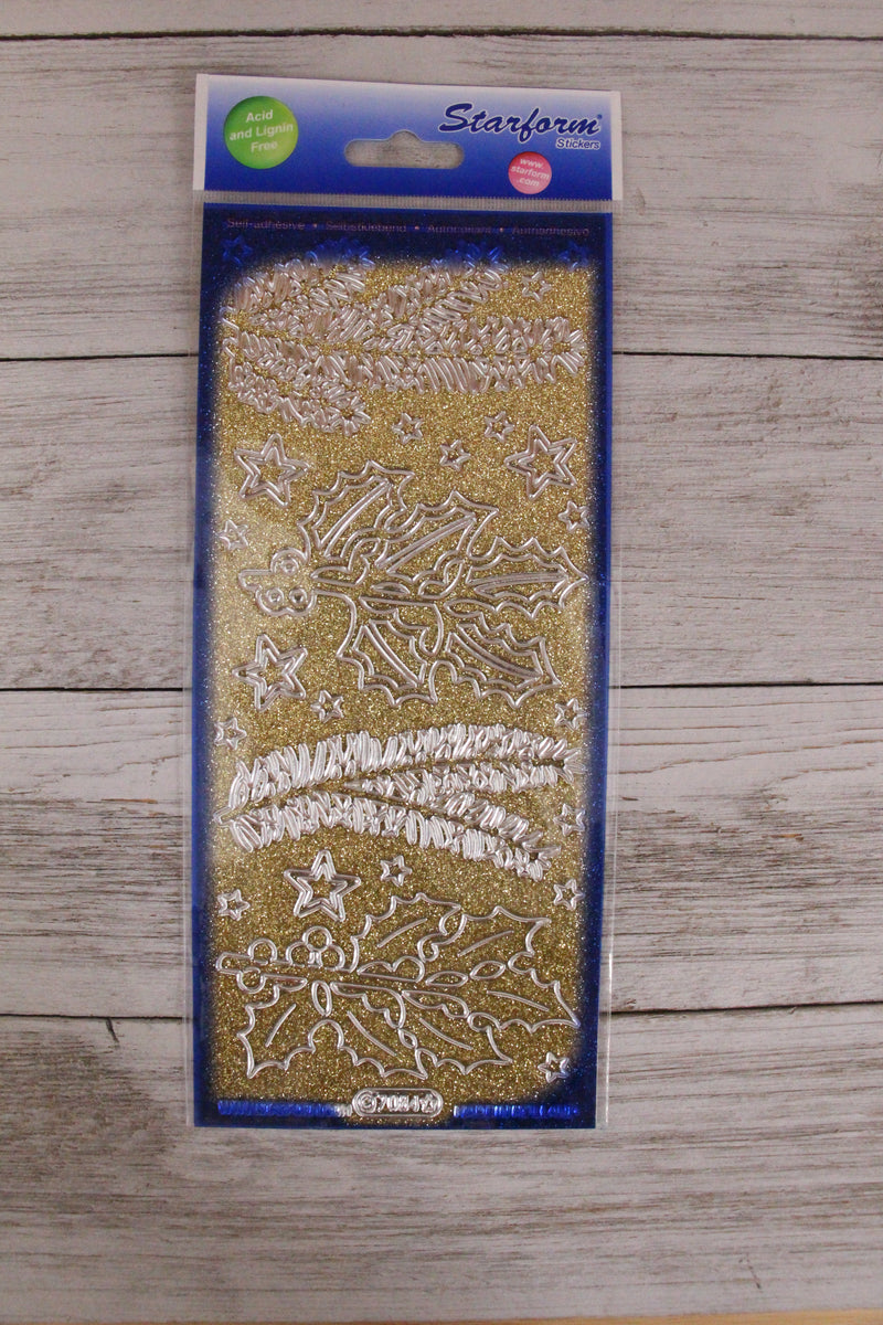 Deco Stickers - Pine/Holly Branches-4