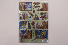 Dufex Metallic Pre-cut 3D Sheet - Festive Street Scenes-1