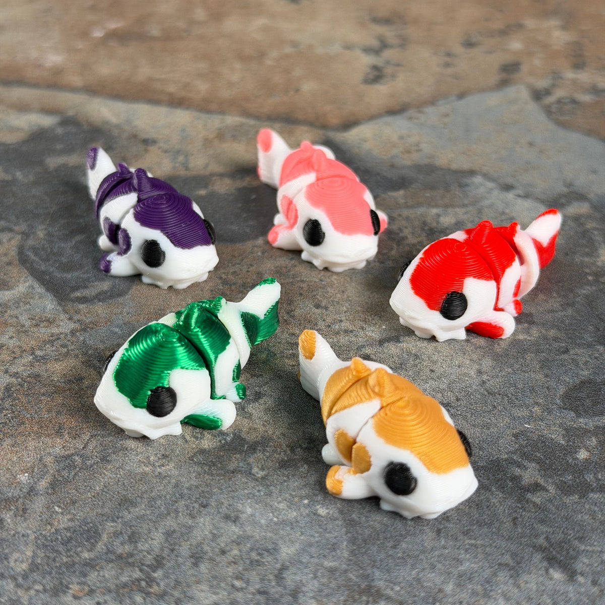 Tiny Koi Fish Pack-4
