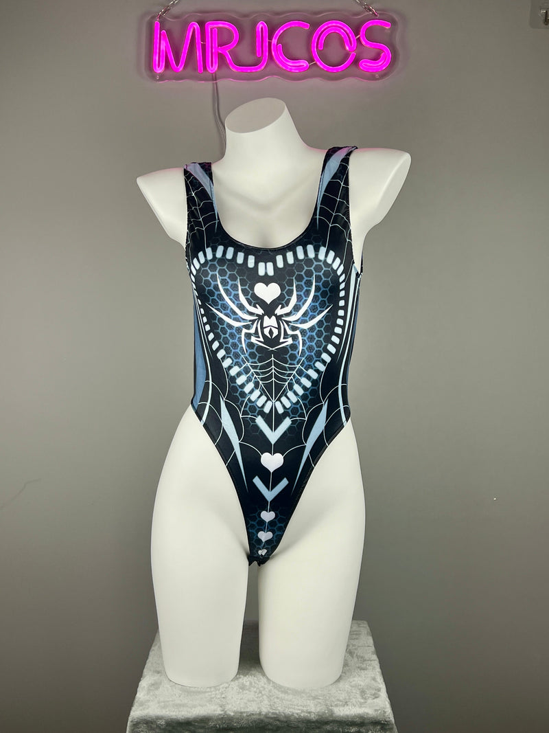 Woman Super Hero Crotchless Cosplay Bodysuit Lingerie Sexy Costume-3