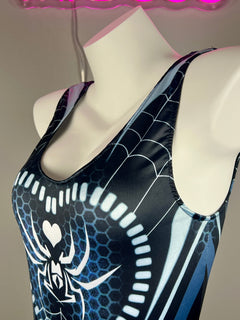 Woman Super Hero Crotchless Cosplay Bodysuit Lingerie Sexy Costume-5