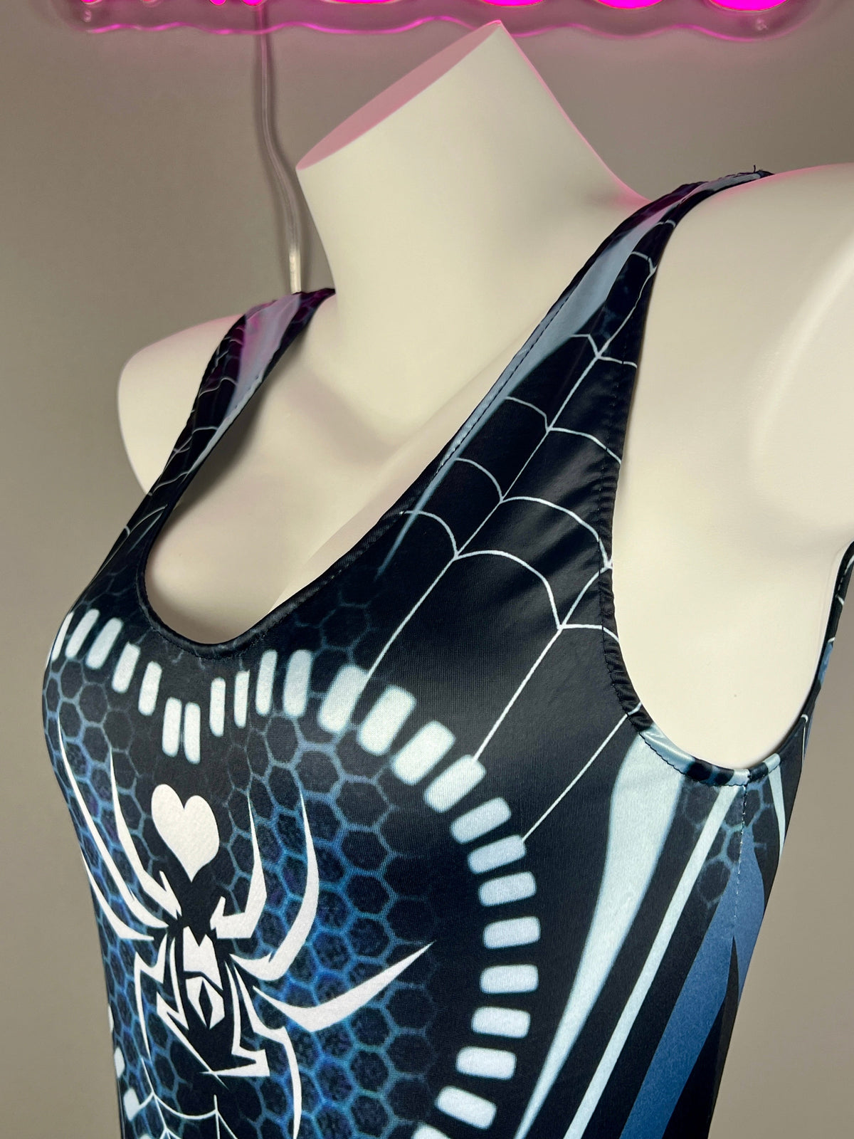Woman Super Hero Crotchless Cosplay Bodysuit Lingerie Sexy Costume-5