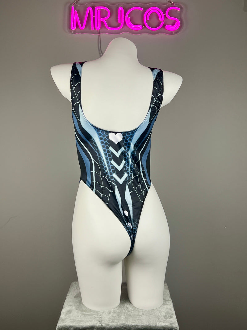 Woman Super Hero Crotchless Cosplay Bodysuit Lingerie Sexy Costume-4